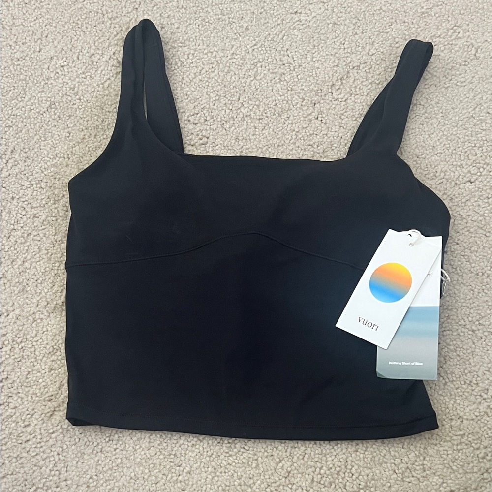 Vuori Classic Black Tank Top